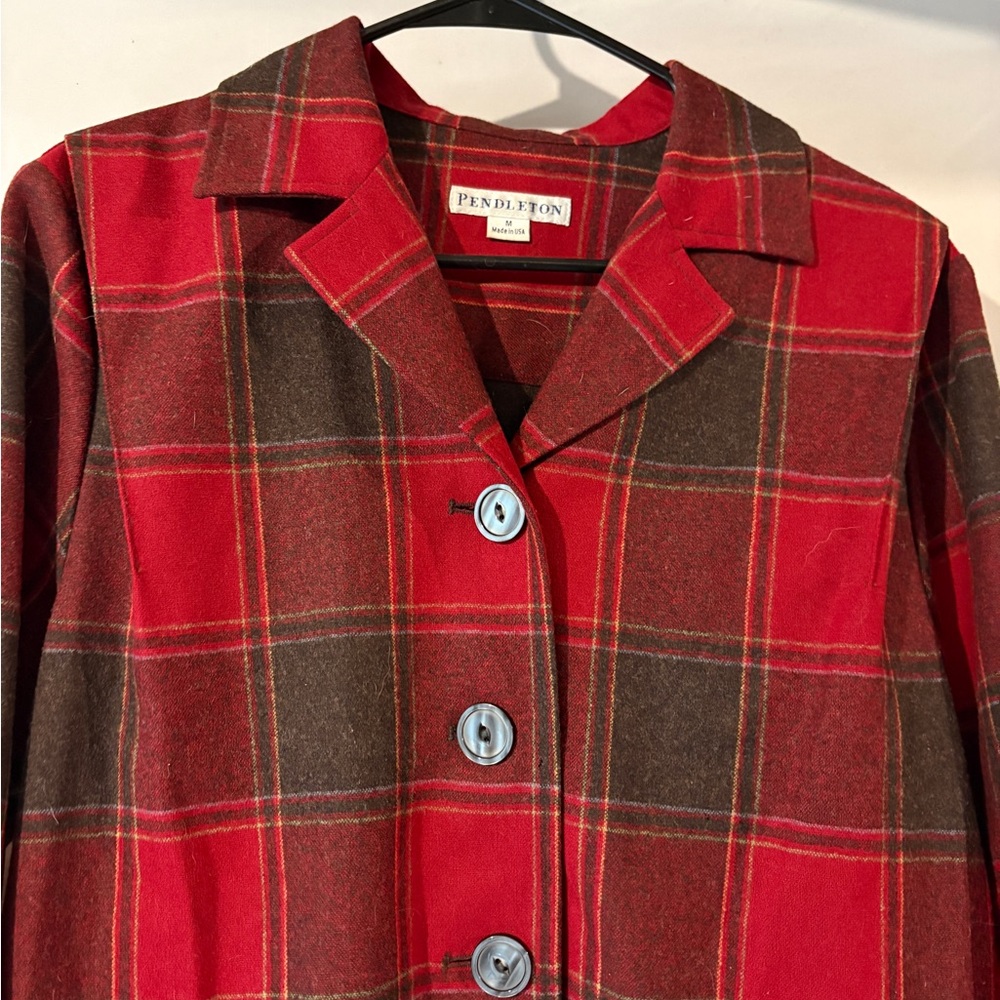 Pendleton Heritage 49er Button Down Jacket 100% V… - image 3
